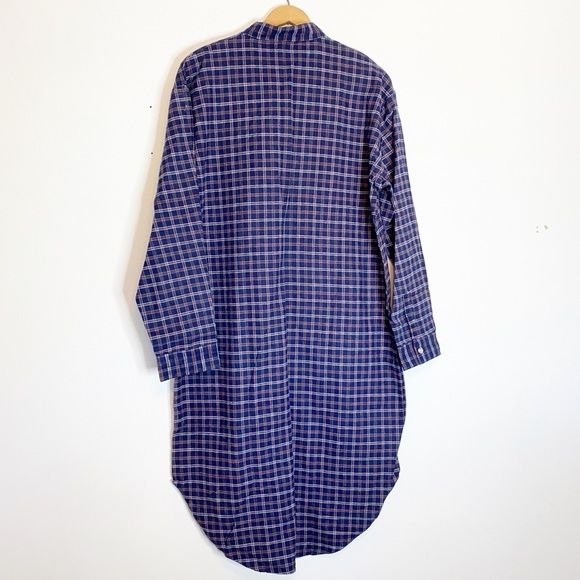 NWT Lee Valley Ireland Plaid Nightshirt Medium - Picture 5 of 5
